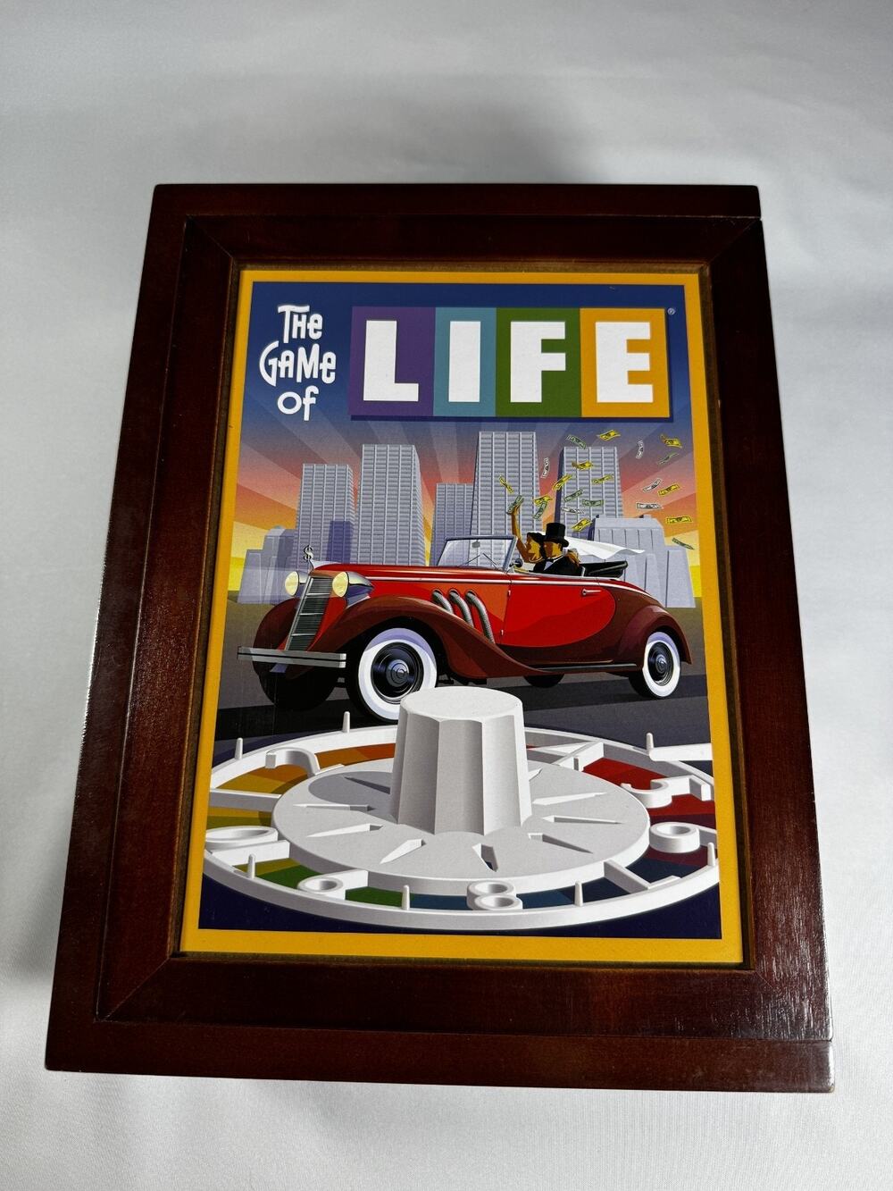 The Game of Life Vintage Game Collection Wooden Box 1960 Retro Edition Hasbro